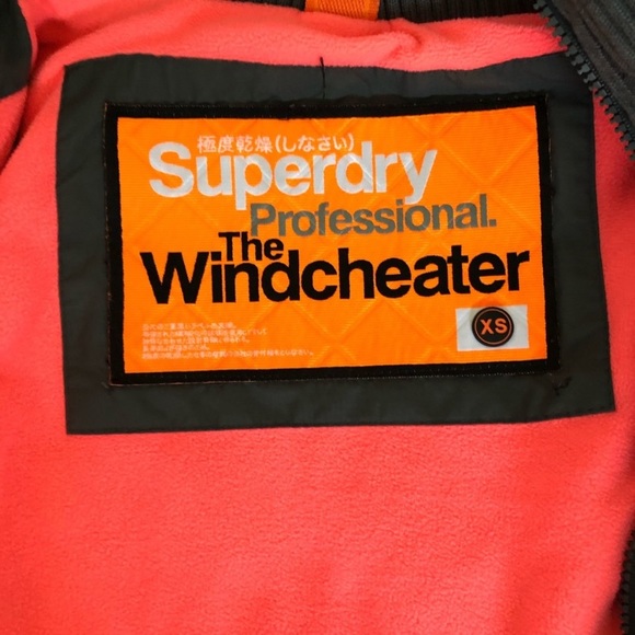 SUPERDRY WINDCHEATER WINTER JACKET FLEECE LINING - Picture 5 of 7